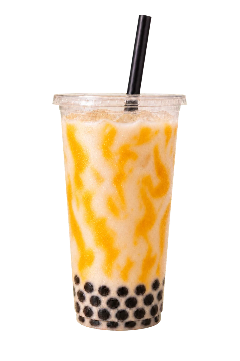 Mango horchata with real fruit puree